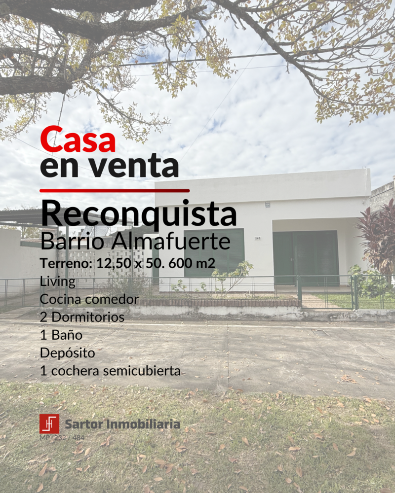 Casa en Venta — 25 de Mayo 263, Reconquista, Santa Fe