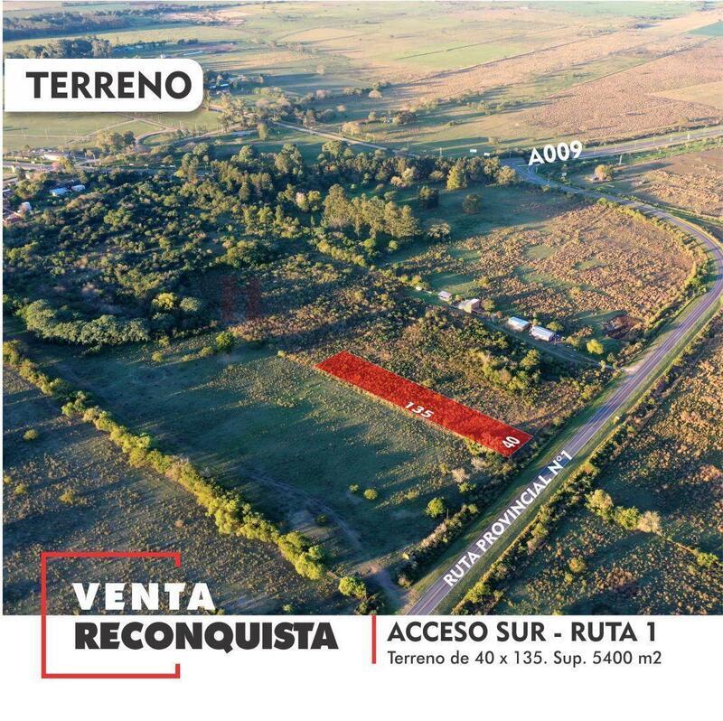 Terreno en Venta — Ruta 1 y calle 14, Avellaneda, Santa Fe