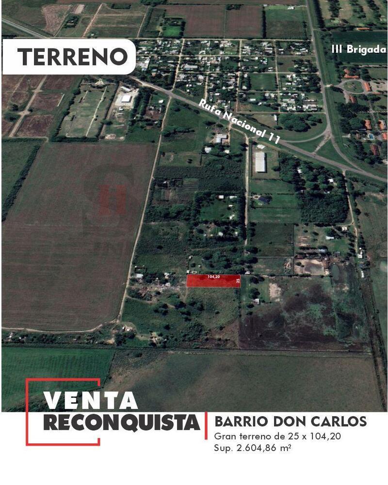 Terreno en Venta — Barrio , Reconquista, Santa Fe