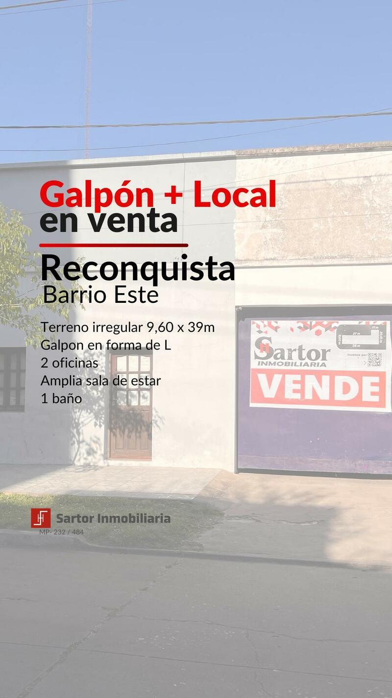 Salón en Venta — Ludueña 673, Reconquista, Santa Fe