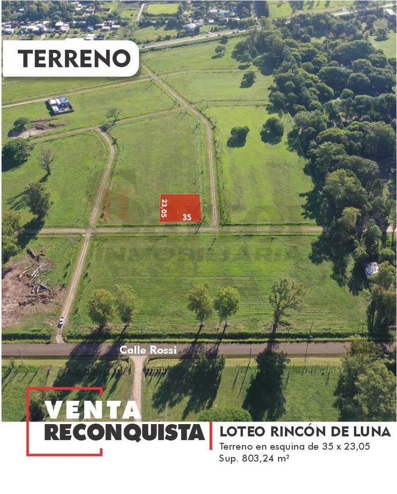 Terreno en Venta — Ledesma Luna, Reconquista, Santa Fe