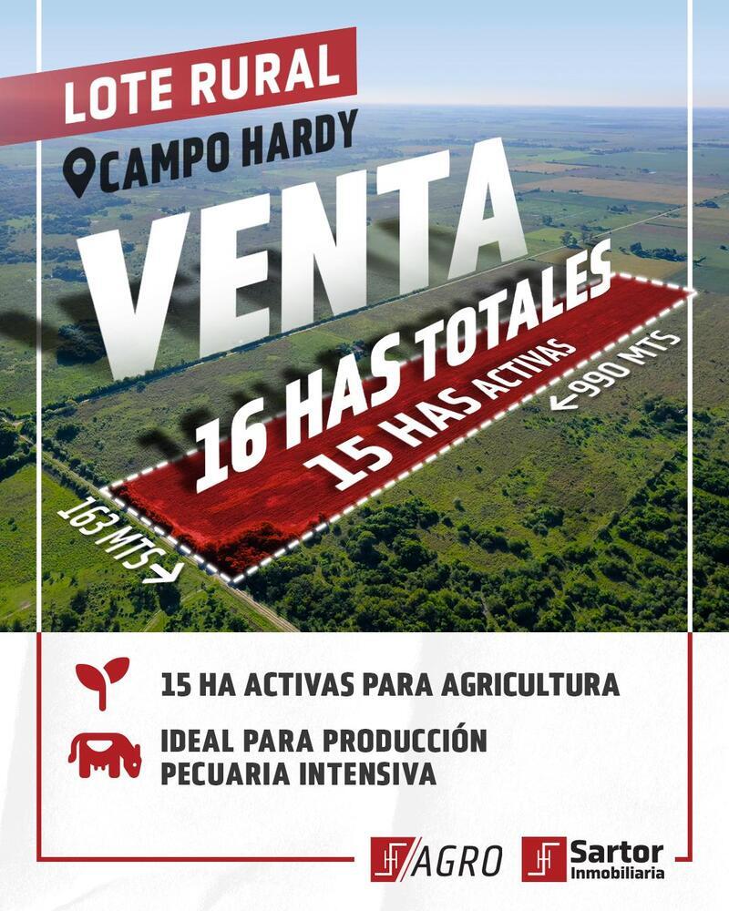 Campo en Venta —  , Campo Hardy, Santa Fe