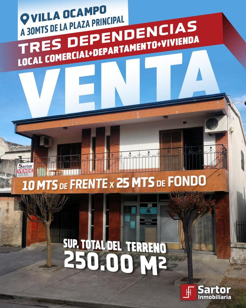Departamento en Venta — Rivadavia 1629, Villa Ocampo, Santa Fe