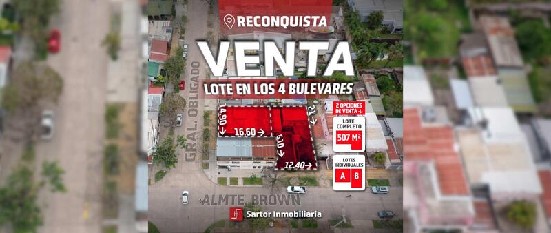 Terreno en Venta — Obligado 1414, Reconquista, Santa Fe