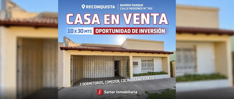 Casa en Venta — Misiones 700, Reconquista, Santa Fe