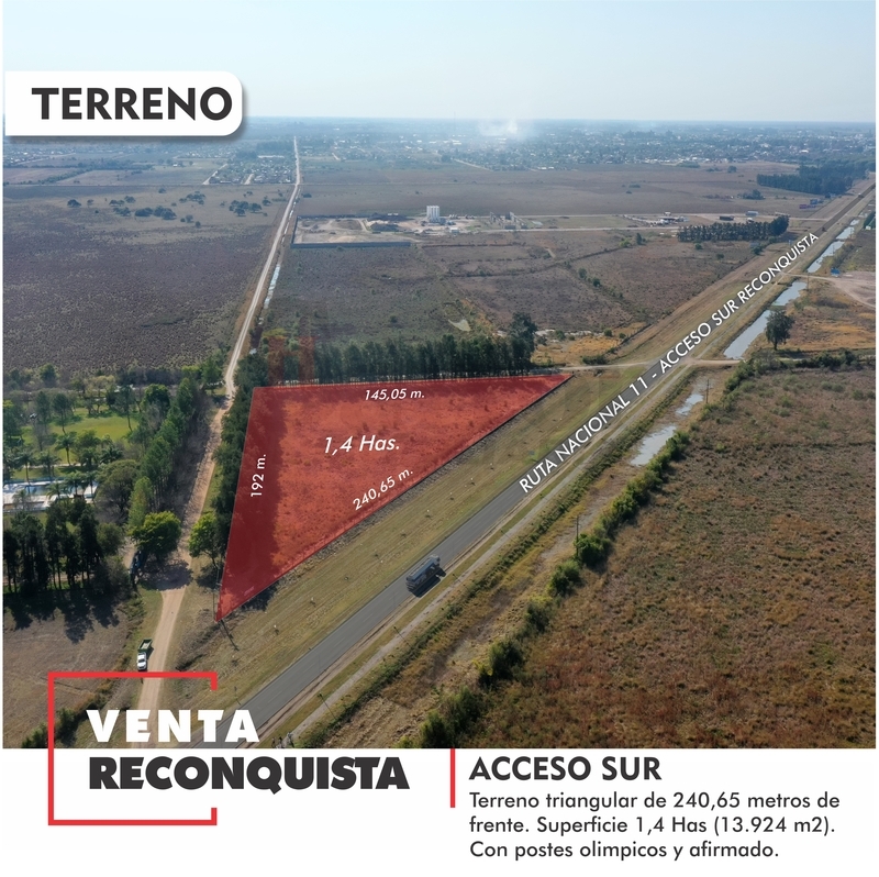 Terreno en Venta — Ruta Nacional 11 km 985, Reconquista, Santa Fe