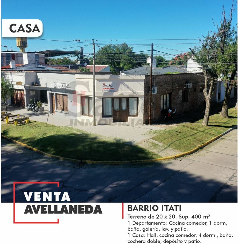 Casa en Venta — Calle 13 310, Avellaneda, Santa Fe